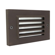Universal Lighting Systems Louvered Step Light - Architectural Bronze