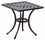 Alfresco Weave 21" Square Cast Aluminum Side Table
