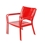Alfresco Set Of 2 Martini Low Profile Lounge Chairs In Cherry Pie Finish