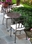 Alfresco Ponza Granite 3 Piece Bistro Set With 24" Round Granite Top Bistro Table And 2 Bistro Chairs