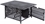 Alfresco Pescara 50" X 34" Rectangular Cast Aluminum Gas Fire Pit/Chat Table With Burner Kit