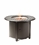 Alfresco Bay Ridge 36" Round Gas Fire Pit/Chat Table with Burner Kit