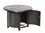 Alfresco Bay Ridge 36" Round Gas Fire Pit/Chat Table with Burner Kit