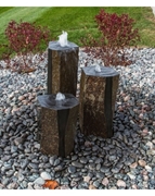 AquaBella Triple Polished Top & Sides Basalt Fountain Kit
