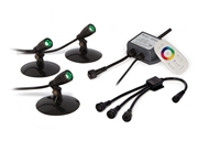 Atlantic Water Gardens Compact Color Changing Spotlight- 3 Pack
