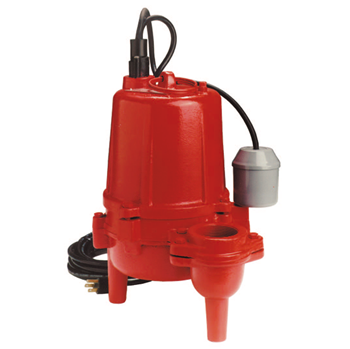 Red Lion Heavy-Duty Cast Iron Sewage Pump - 1/2 HP