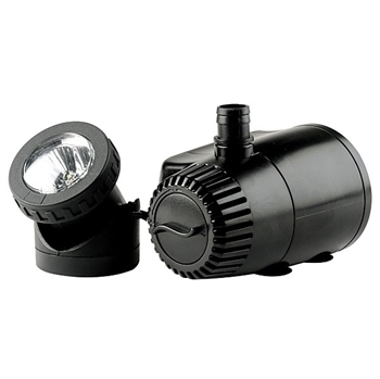 Aquanique 419 GPH Fountain Pump with Auto Shut Off and LED Light